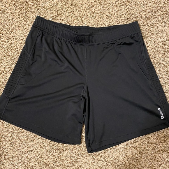 Reebok black shorts Clearance
